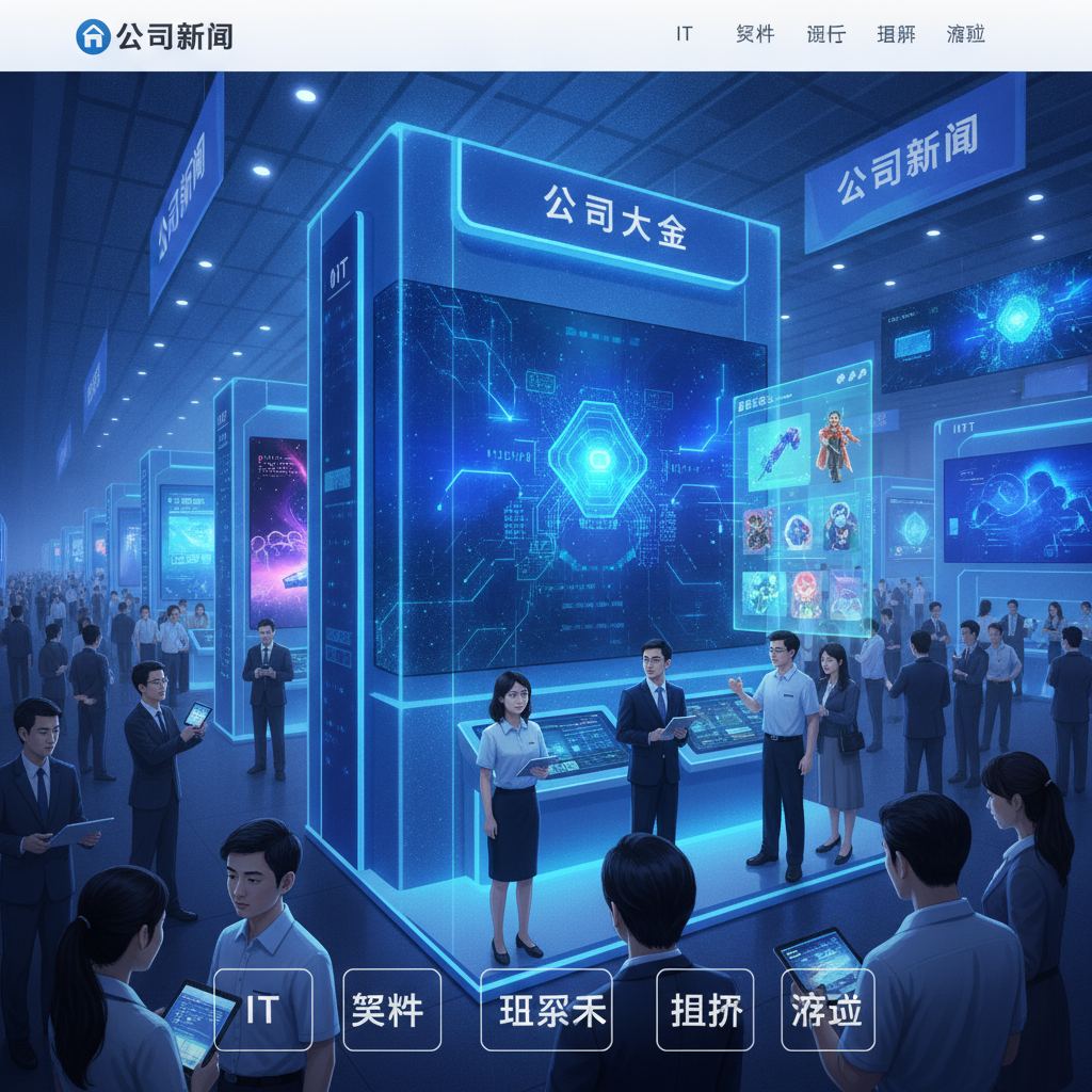 我们公司在最新技术大会上展示创新软件解决方案